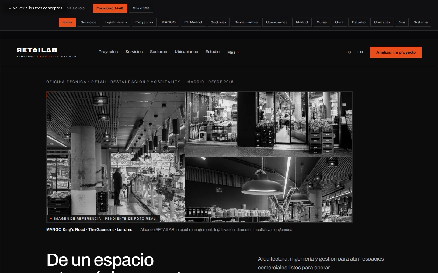 Espacios — Galería arquitectónica